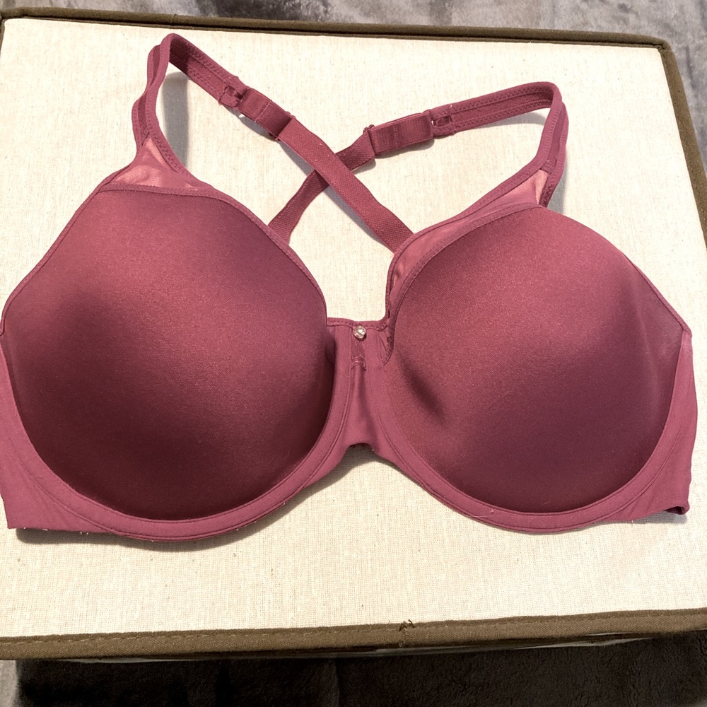 Burgundy Bali Underwire Bra
